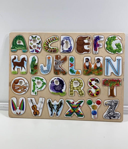 used Wooden Alphabet Puzzle