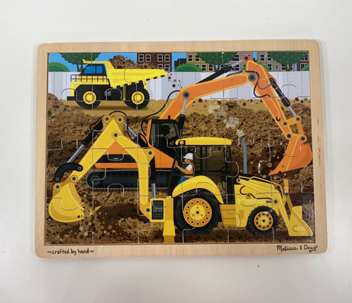 used Melissa & Doug 24-Piece Wooden Jigsaw Puzzle