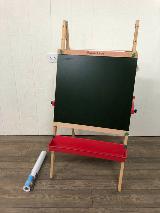 used Melissa & Doug Deluxe Standing Wooden Art Easel