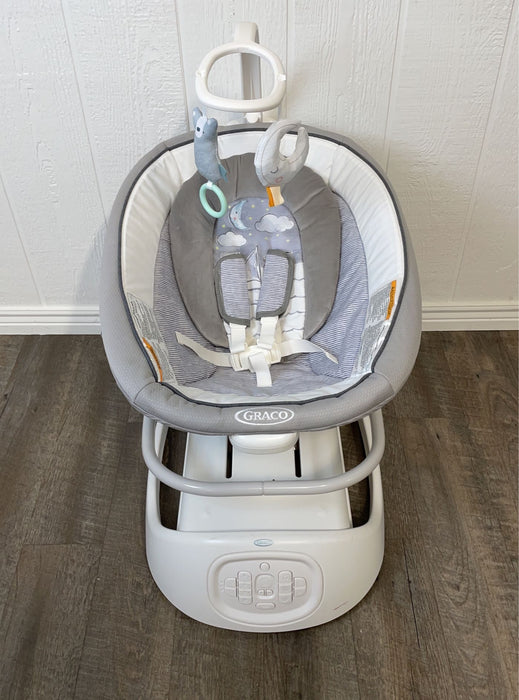 secondhand Graco Sense2Soothe Baby Swing With Cry Detection Technology