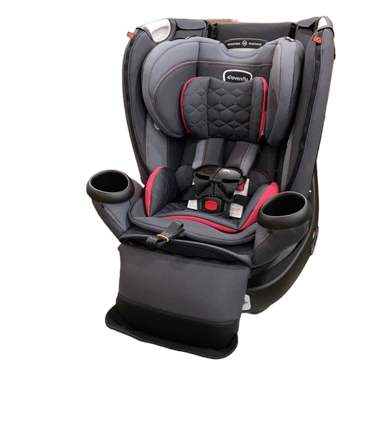 used Evenflo Revolve 360 Extend Rotational Convertible Car Seat, Rowe Pink, 2023