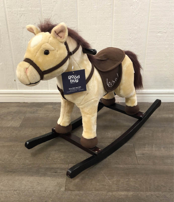 used Animal Adventure Plush Rocking Horse