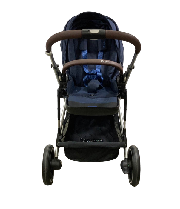 Cybex Gazelle S Double Stroller, 2023, Navy Blue