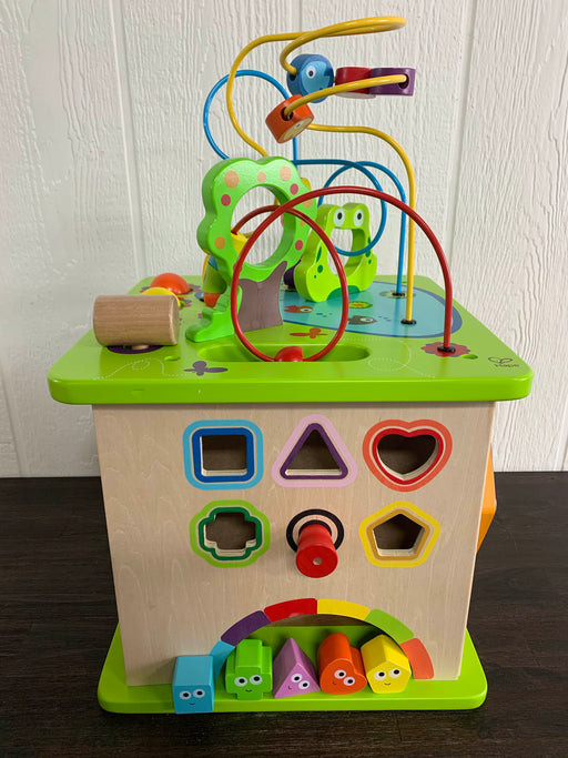 secondhand Hape Country Critters Wooden Activity Cube