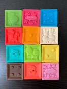 secondhand Infantino Squeeze & Stack Block Set