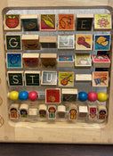 secondhand B. toys Wood Alphabet Abacus