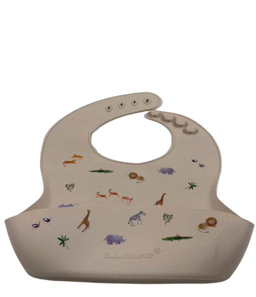 secondhand LouLou Lollipop Silicone Bib - HIDDEN NEEDS PHOTOS