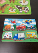 secondhand BUNDLE Melissa & Doug Wooden Puzzles