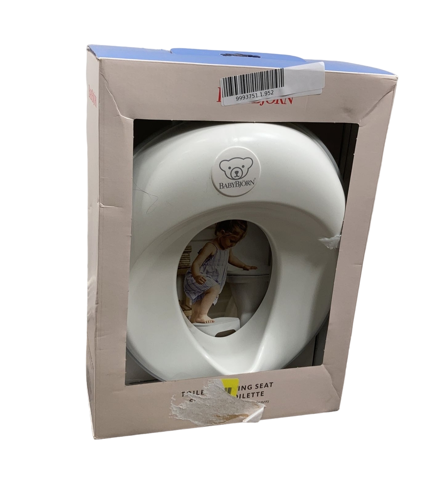 BabyBjorn Toilet Training Seat, White/Gray