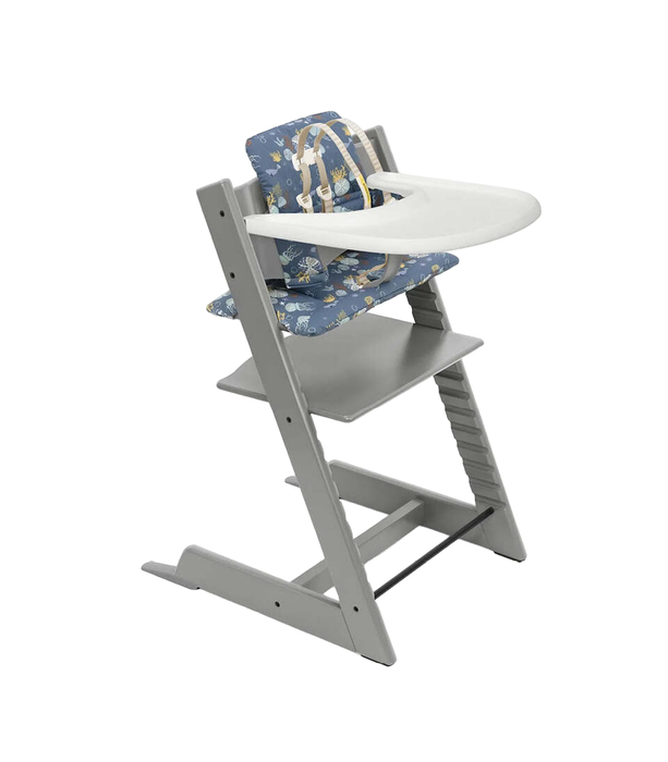 Stokke Tripp Trapp Complete High Chair, Storm Grey, Into the Deep