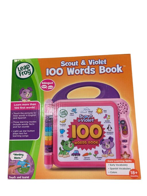 used Leap Frog Scout & Violet 100 Words Book