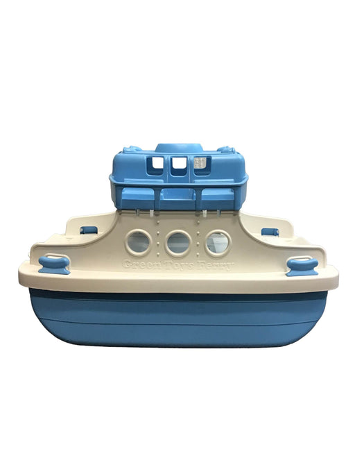 secondhand Green Toys Ferry Boat, Blue and White