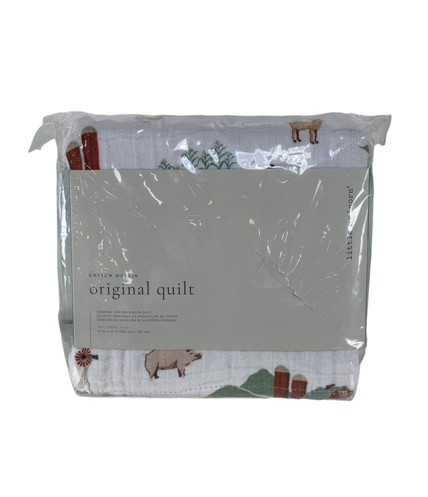 used Little Unicorn Cotton Muslin Quilt, Farmyard