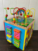 used ALEX Toys Discover My Busy Town Wooden Activity Cube