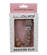 used LouLou Lollipop Pacifier Clip, Mushroom