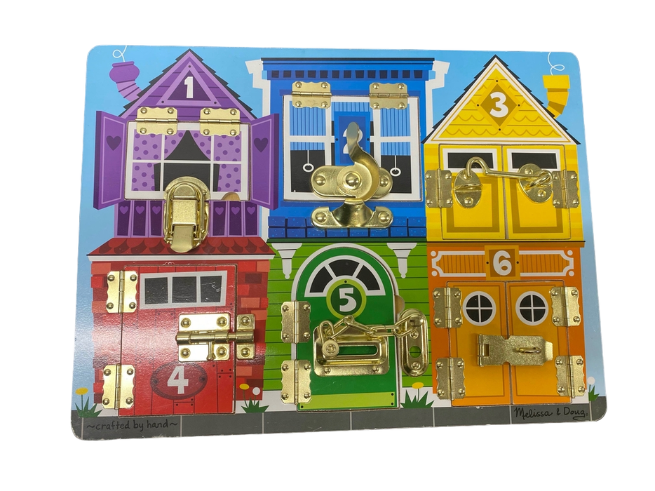 used Melissa & Doug Latches Board