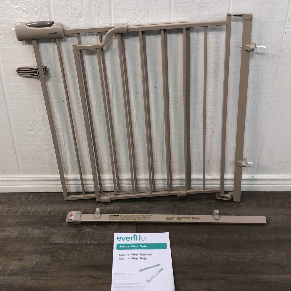 evenflo easy walk through metal gate Evenflo Secure Step Gate