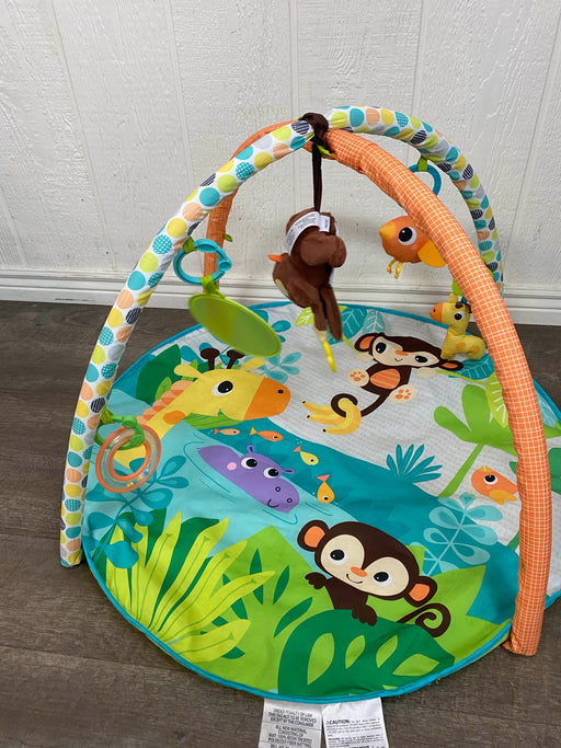 secondhand Bright Starts Monkey Business Musical Activity Gym and Play Mat