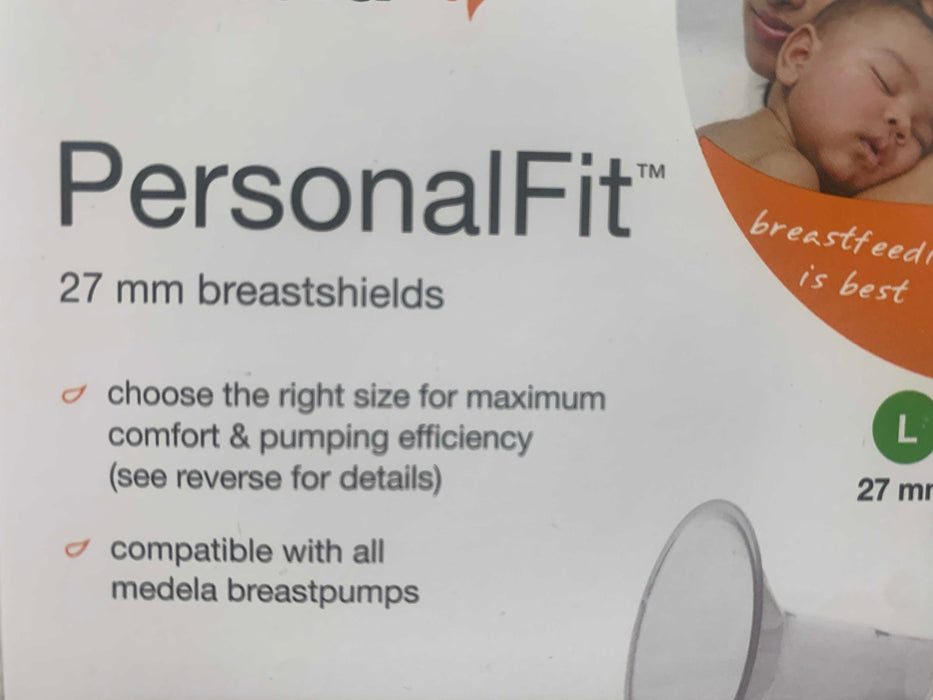 secondhand Medela PersonalFit Breast Shields, 27mm (Large)