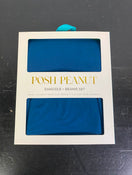 used Posh Peanut Swaddle And Beanie Set, Sailor Blue