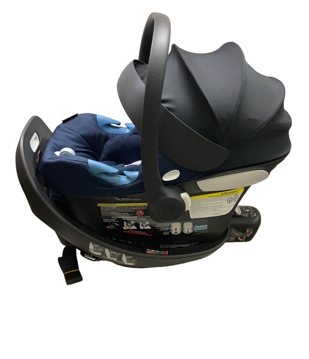 secondhand Cybex Aton M Infant Car Seat, Denim Blue, 2021