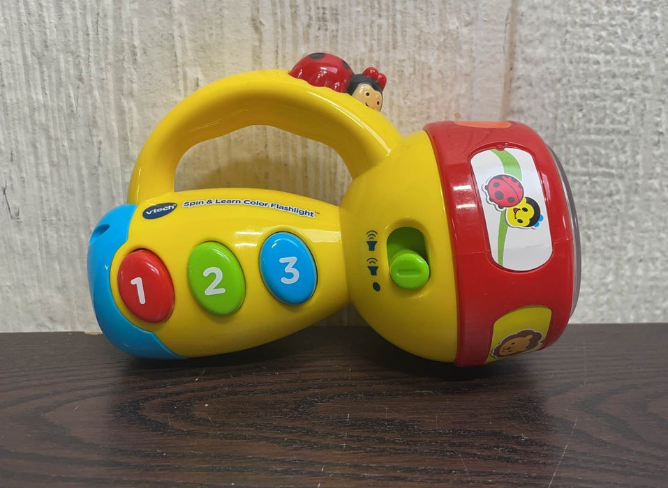 secondhand VTech Spin & Learn Color Flashlight