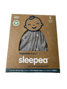 used Happiest Baby Sleepea Swaddle, Small, Graphite Gray Planets