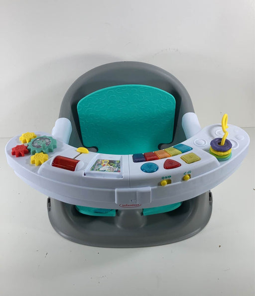 secondhand Infantino Music & Lights 3-in-1 Discovery Booster, Blue/Grey