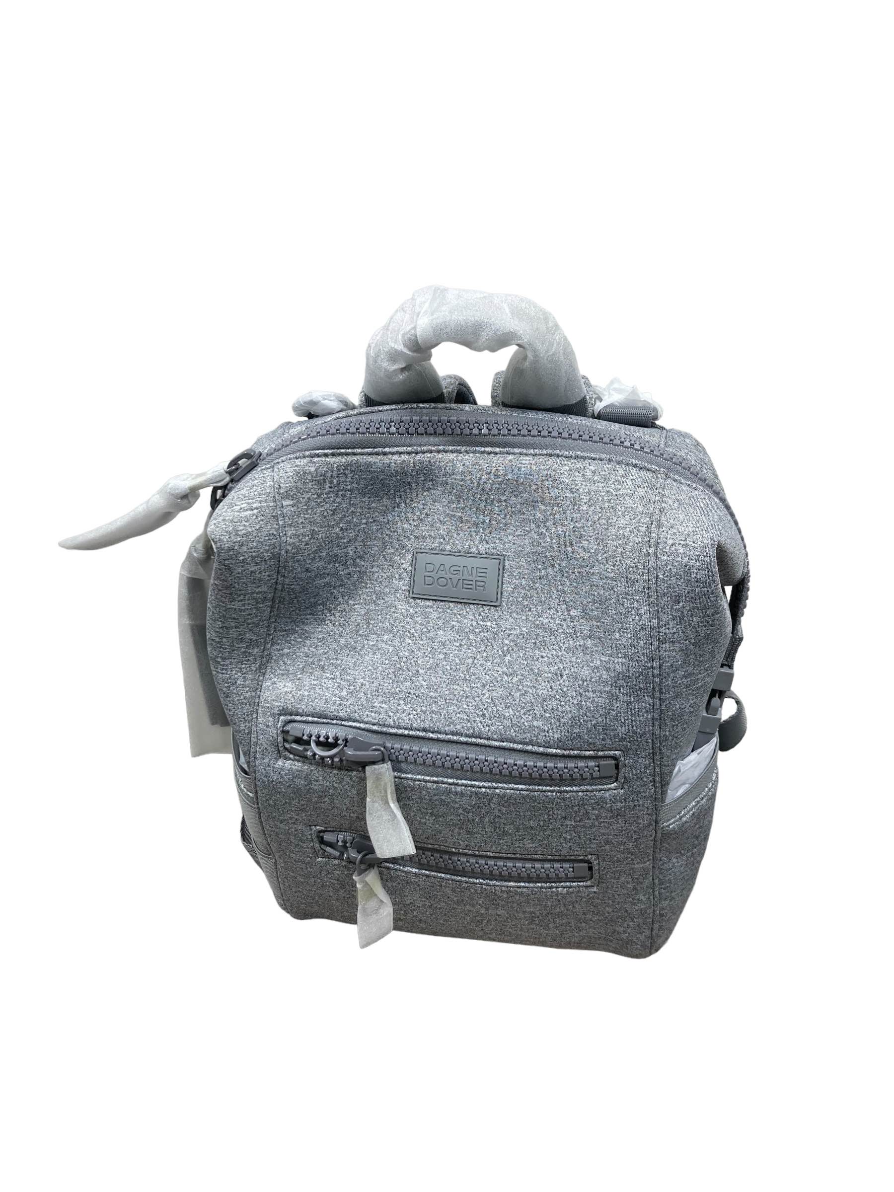 Dagne Dover Indi Diaper Bag Backpack Color Heather Grey Large New MSRP $215