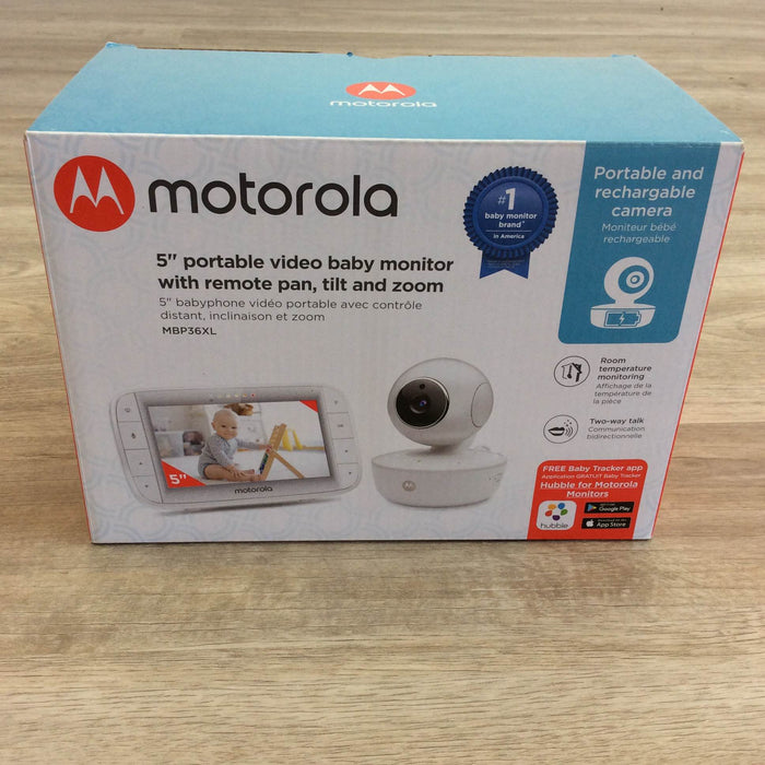 used Motorola 5” Portable Video Baby Monitor