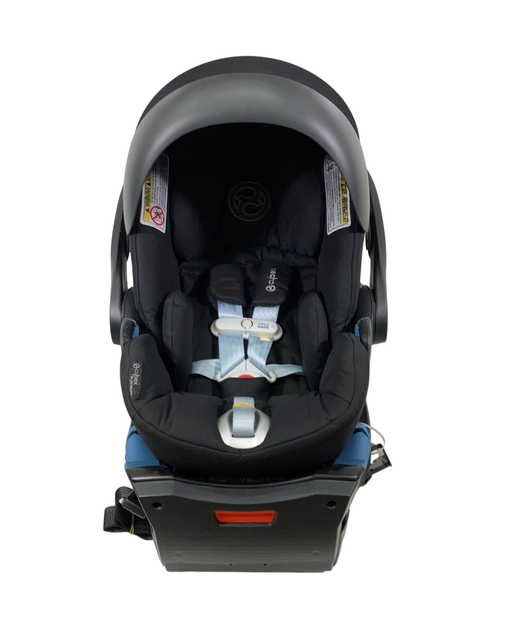 secondhand Cybex Cloud Q Plus Infant Car Seat, Stardust Black, 2023