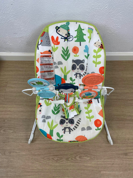 secondhand Fisher Price Baby Bouncer, Forest Explorers