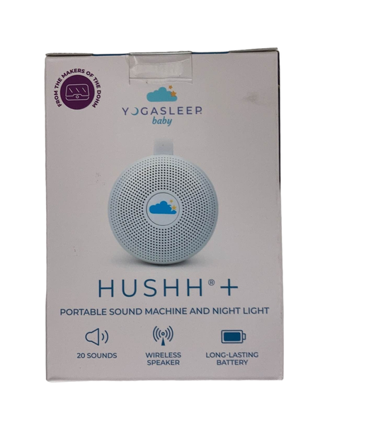 Yogasleep Hushh® Portable White Noise Sound Sleep Sound Machine and Night  Light for Babies, Gray