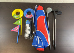 secondhand Exercise N Play Golf Set