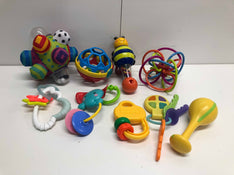 used BUNDLE Grasping Toys