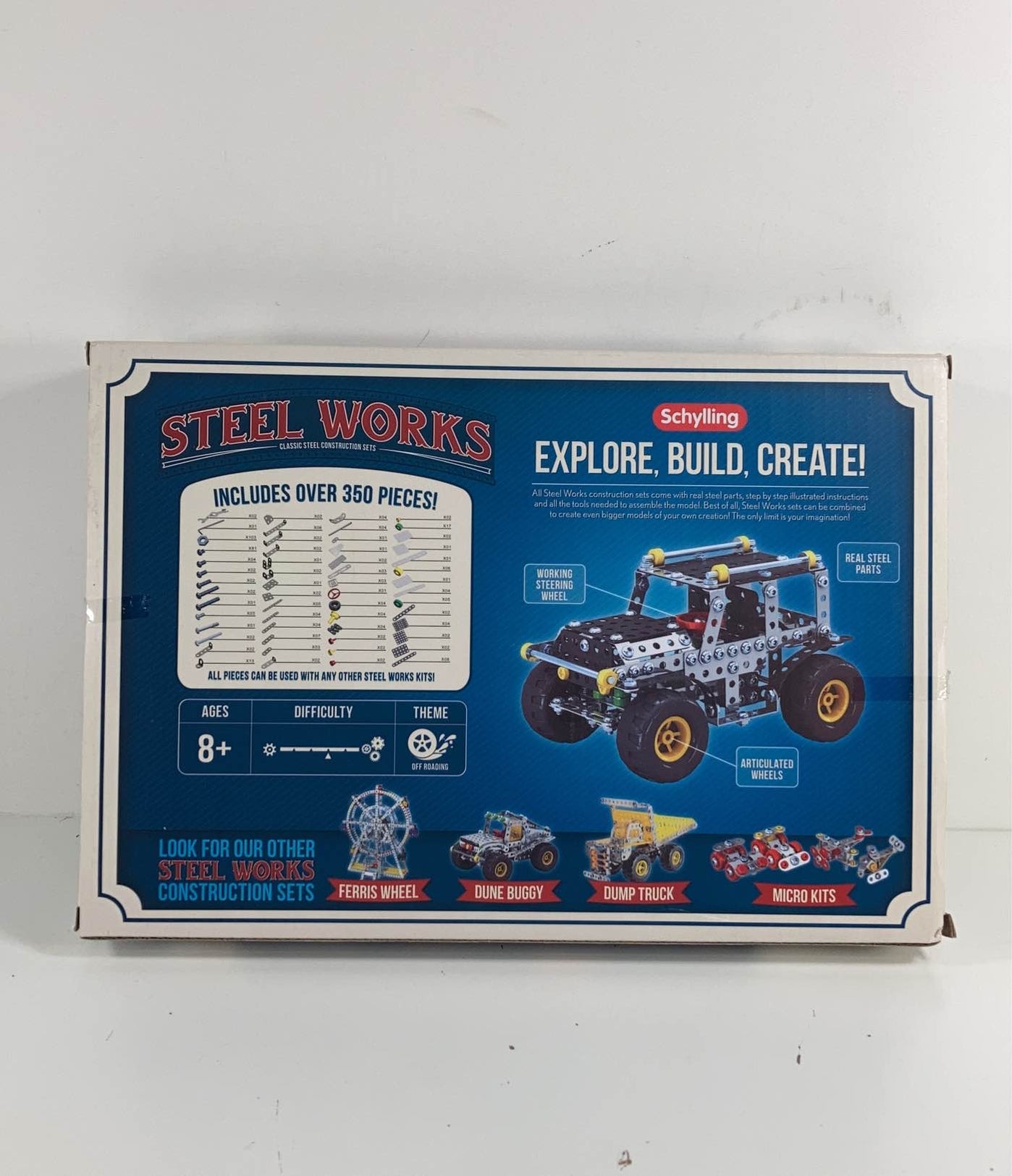 Lehman's Schylling Steel Works Classic Steel Construction 4 x 4 Starter Set 350 Pieces in the Kids Play Toys department at