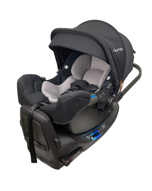 used Nuna PIPA rx Infant Car Seat, Caviar, 2023