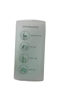 secondhand Olababy Training Cup With Lid And Straw, Mint