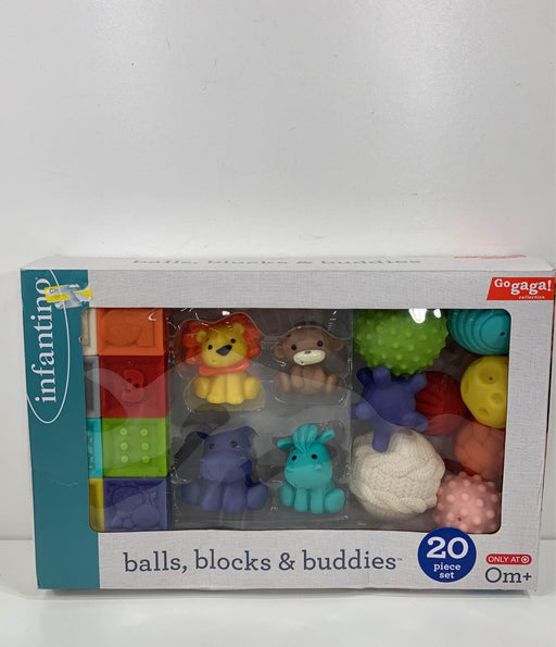 used Infantino Sensory Balls, Blocks and Buddies