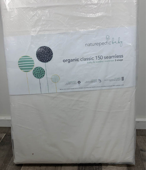 Shop Naturepedic Classic 150 Seamless 2-stage Organic Baby & Toddler Mattress at GoodBuy Gear
