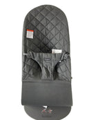 secondhand BabyBjorn Bouncer Bliss, Dark Gray Frame, Anthracite Cotton Classic Quilt