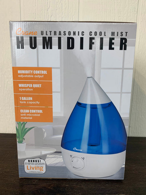 secondhand Crane Filter-Free Droplet Cool Must Humidifier, White/Blue