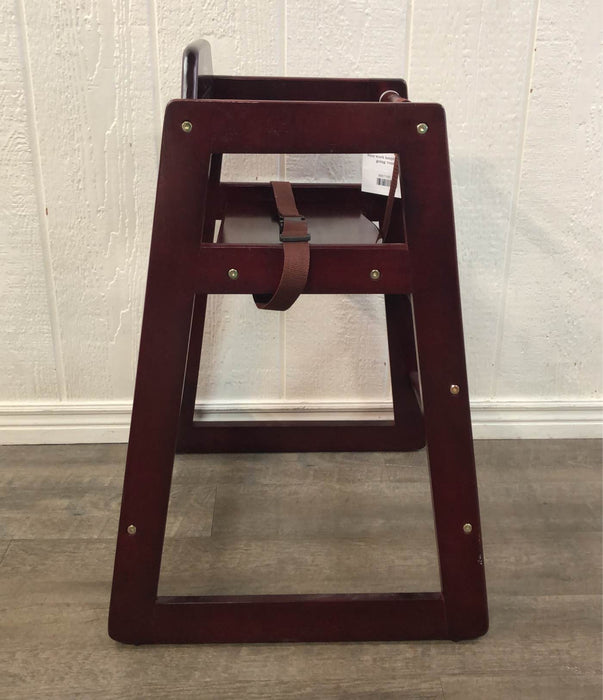 used Winco Wooden High Chair