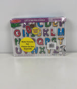 used Melissa & Doug Lift & See Peg Puzzle, Alphabet