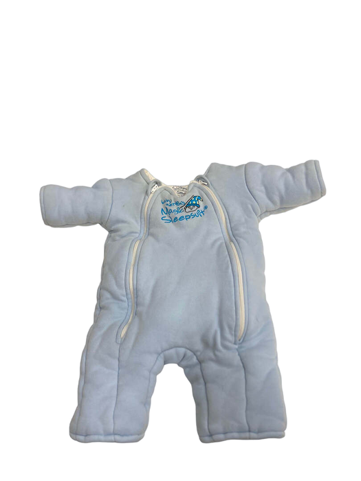 used Baby Merlin's Magic Sleepsuit, Small 3-6 Months, Blue, Cotton