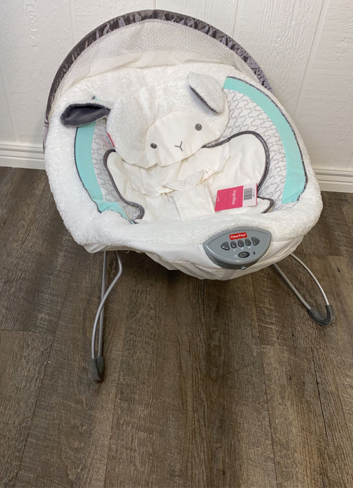 secondhand Fisher Price Deluxe Bouncer, My Little Lamb