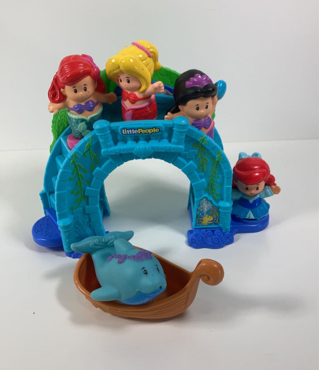 Fisher Price Little People Disney Princess Ariel Eric's Boat Ride