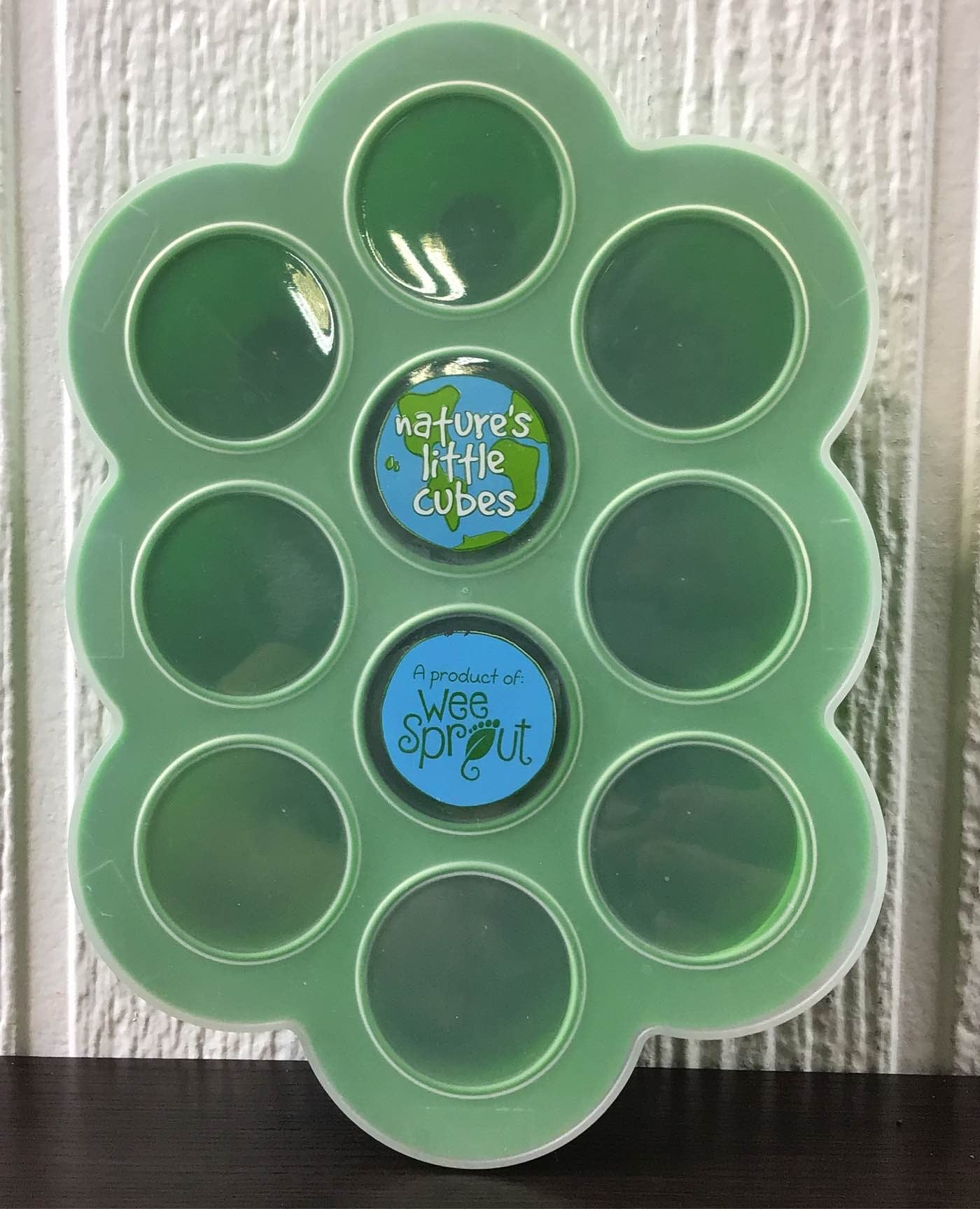 Silicone Baby Food Freezer Tray with Clip-On Lid by WeeSprout - Perfect Storage