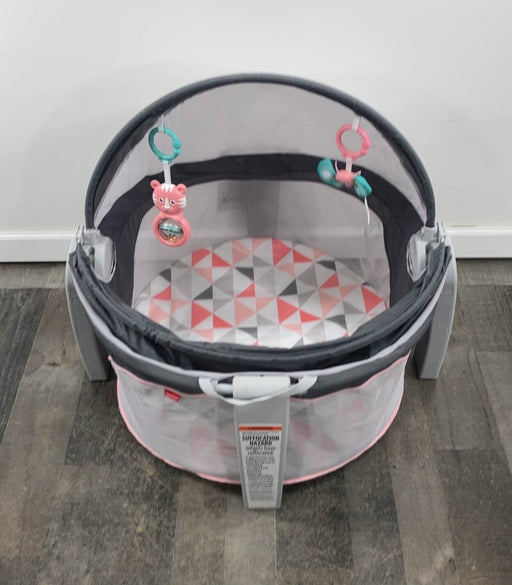 used Fisher Price On-the-Go Baby Dome, Rosy Windmill