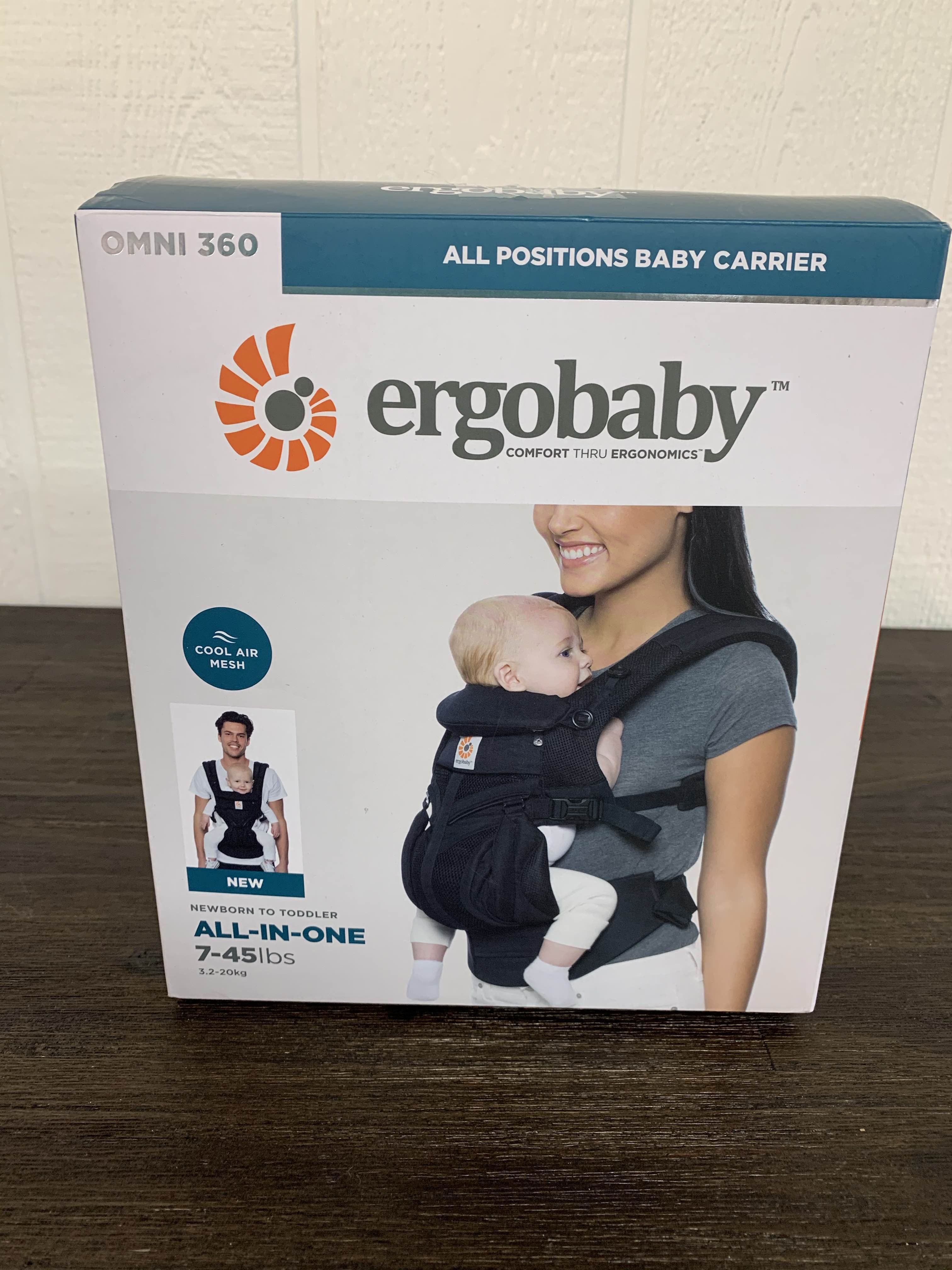 Ergobaby Omni 360 All-In-One Baby Carrier Newborn toToddler 7 to 45 lbs New